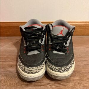 Air Jordan 3 (GS) Black Cement 5Y